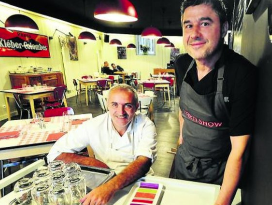 Photo du chef Eric Lecesne et Philippe Frattini